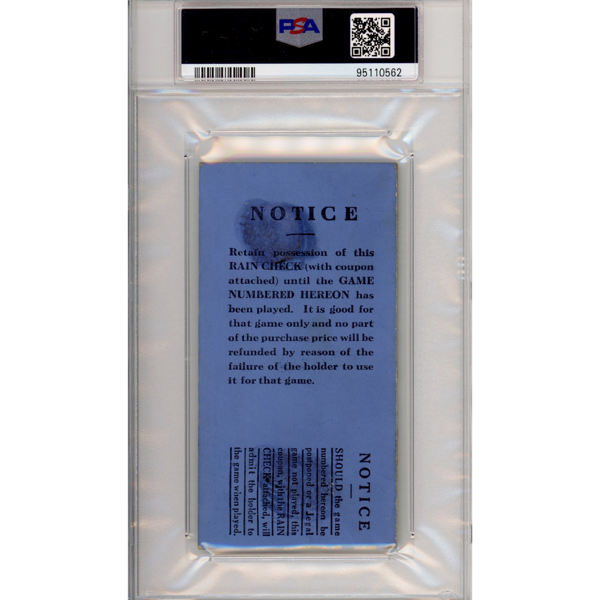 1927 World Series Game 3 Ticket Stub Good 2 (PSA/DNA - 95110562)