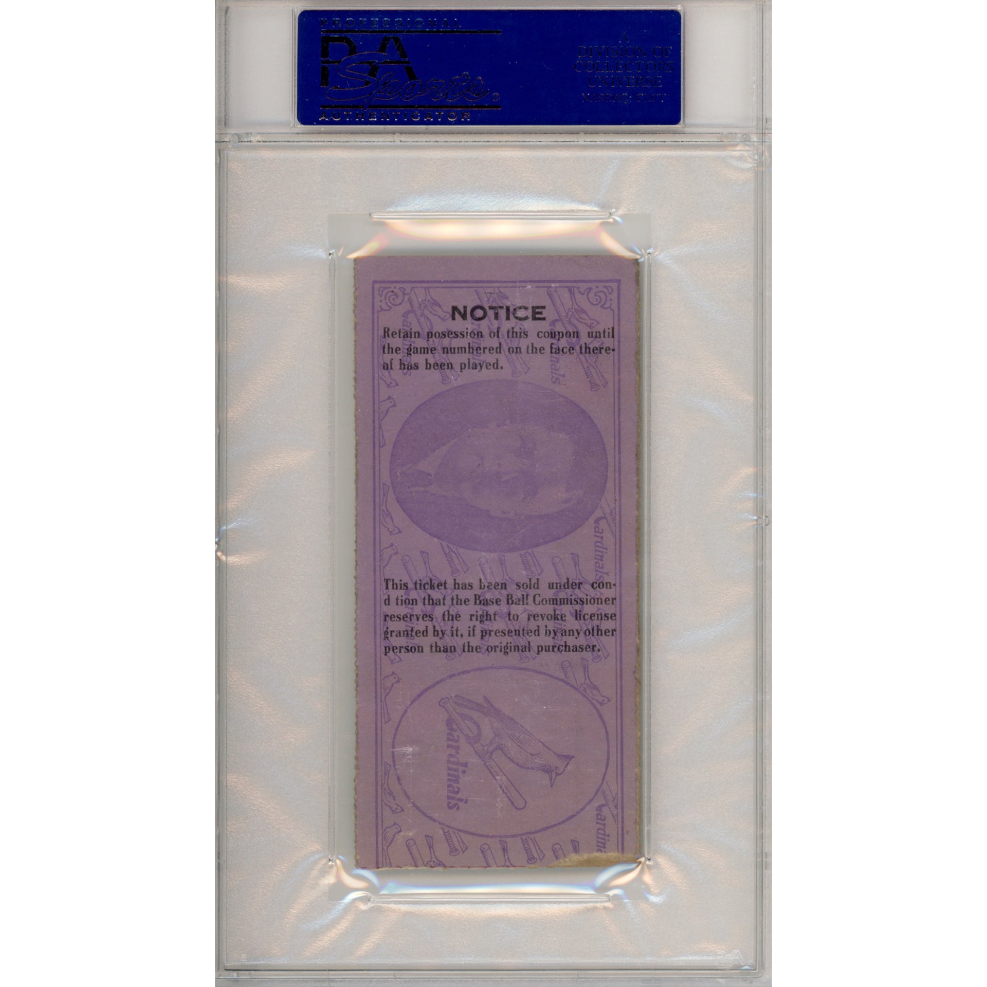 1928 World Series Game 4 Ticket Stub VG-EX 4 (PSA/DNA - 14886706)