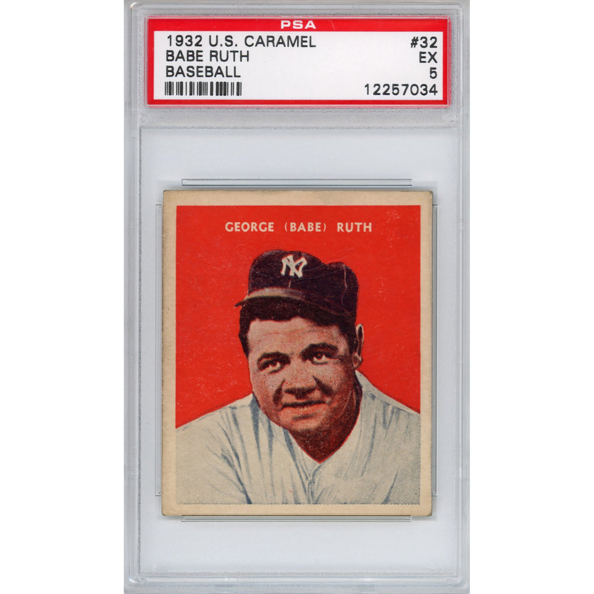 1932 U.S. Caramel Babe Ruth #32 EX 5 (PSA/DNA)