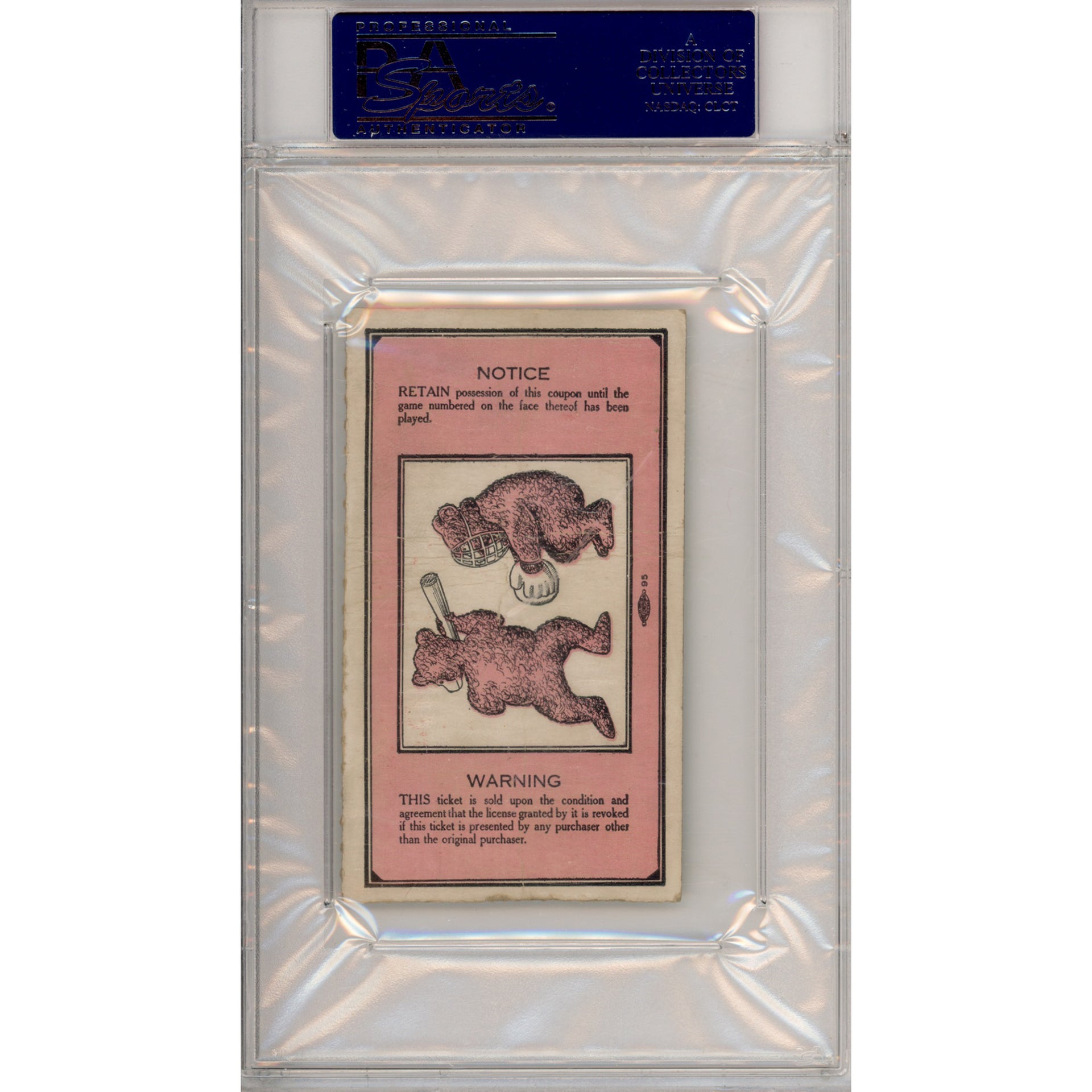 1932 World Series Game 3 Ticket Stub Authentic (PSA/DNA)