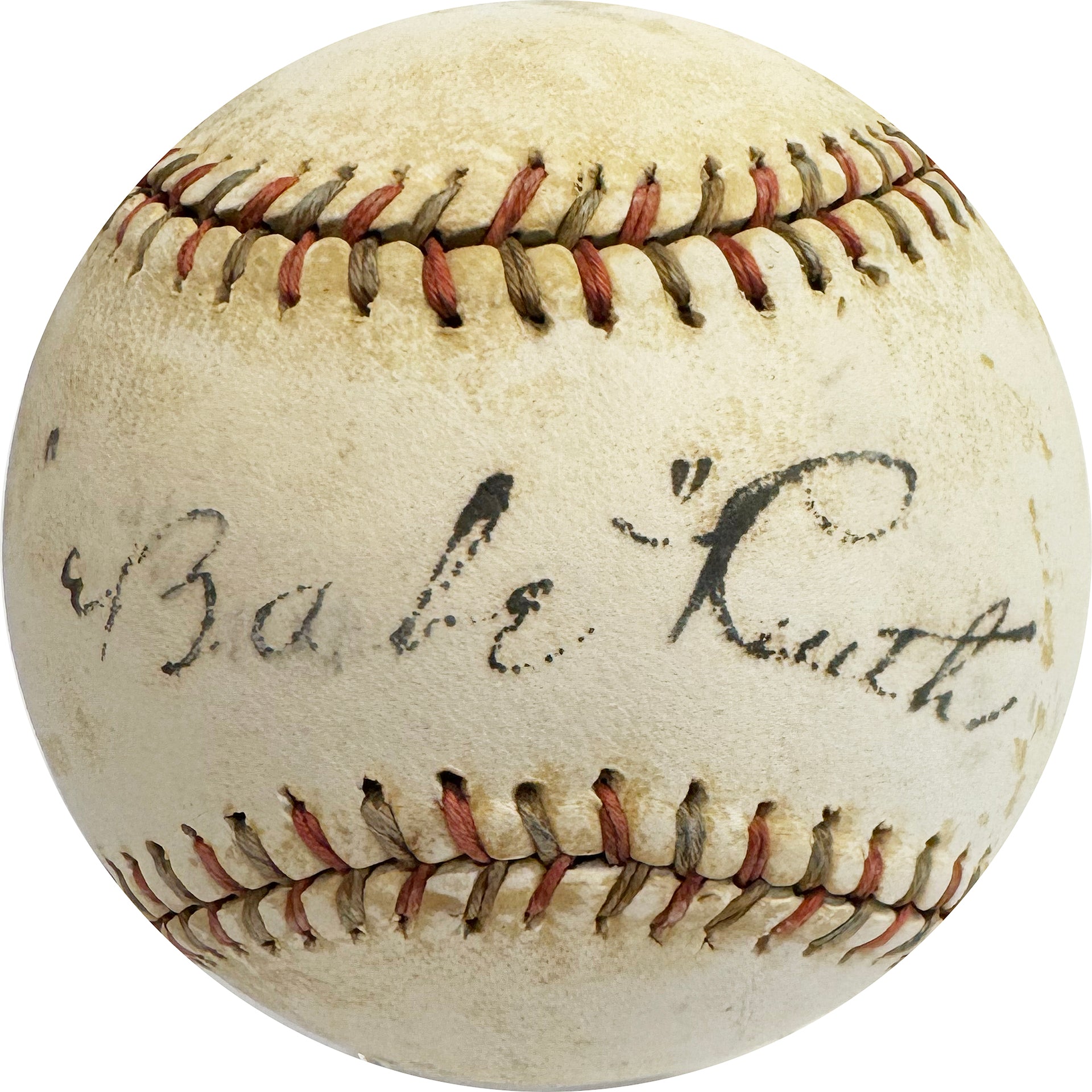 Babe Ruth Single Signed Baseball (PSA/DNA) - Auto Grade 5