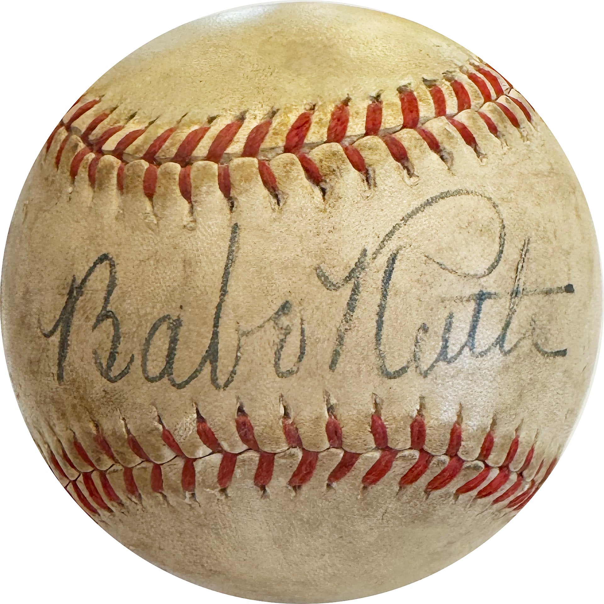Babe Ruth Signed William Harridge AL Baseball (JSA)
