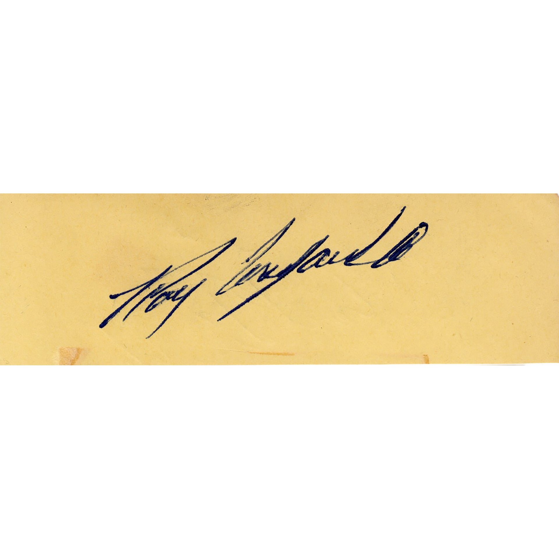 Roy Campanella Signed Album Page Cut (JSA)