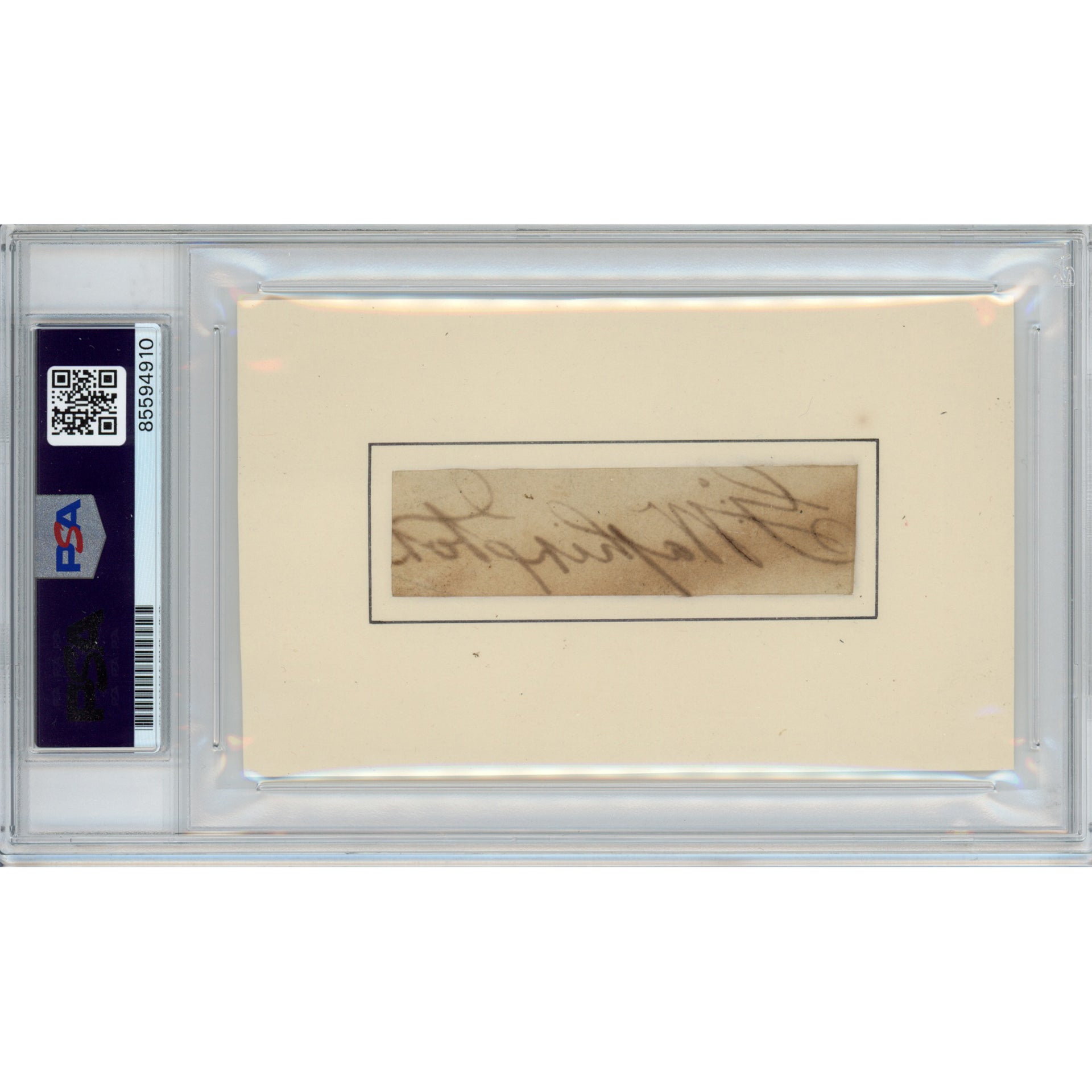 George Washington Signed Cut Autograph (PSA/DNA) - Auto Grade NM-MT 8