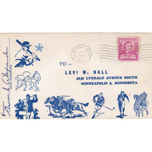 Grover Cleveland Alexander Signed Cachet (JSA)