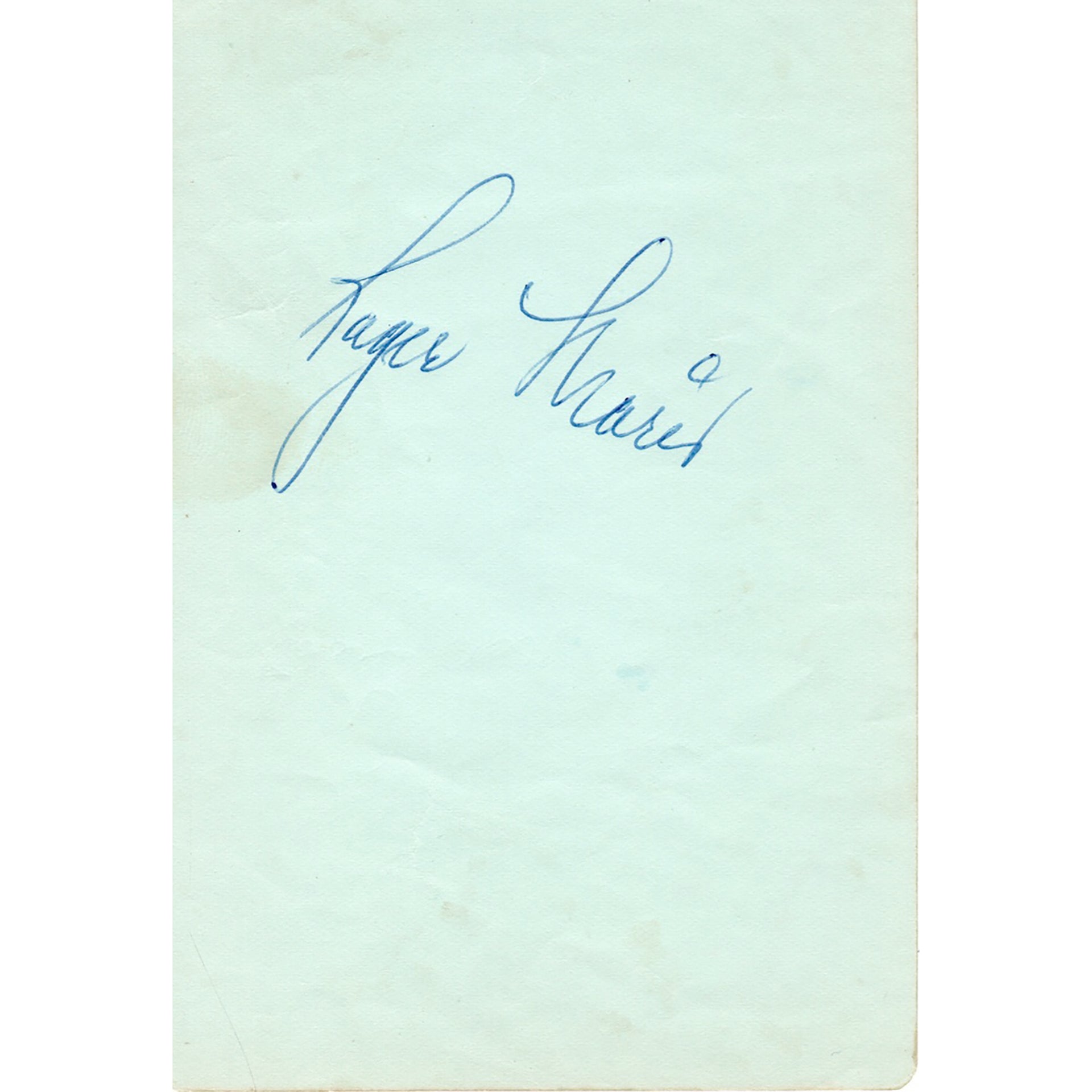 Roger Maris Signed Blue Album Page