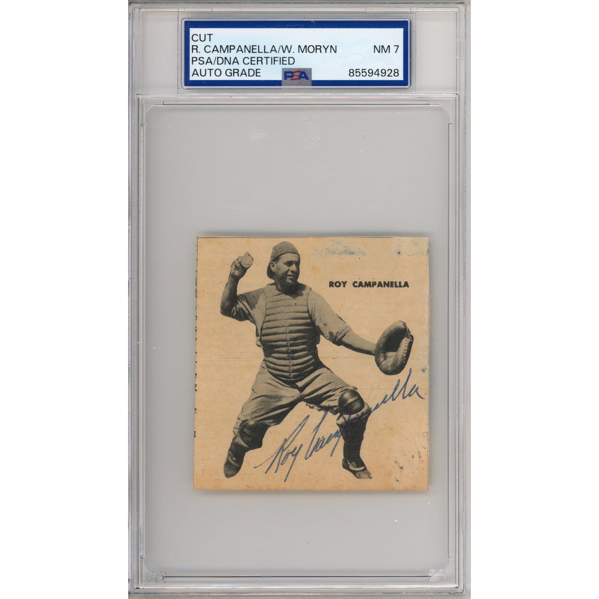 Roy Campanella Signed Magazine Photo Cut (PSA/DNA) - Auto Grade NM 7
