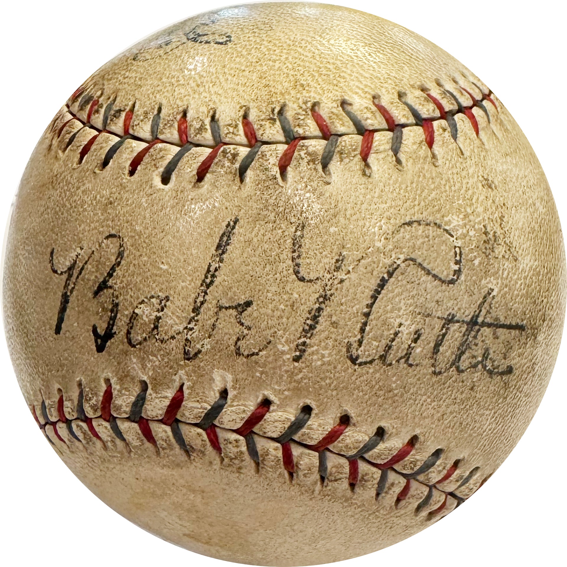 Babe Ruth Single Signed 1920s Reach Ernest Barnard AL Baseball (JSA)