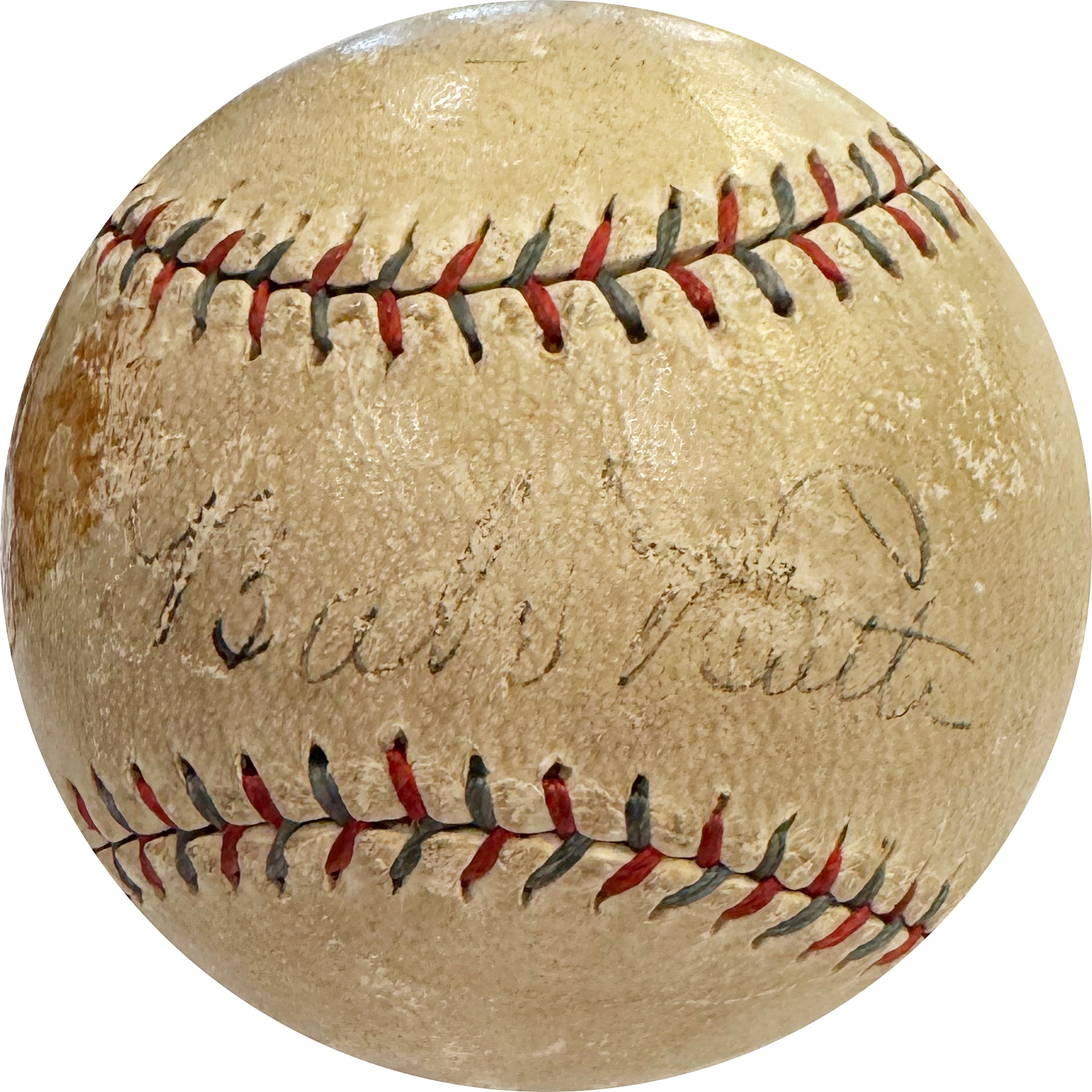 Babe Ruth & Lou Gehrig Dual Signed Spalding Baseball (PSA/DNA & Beckett)