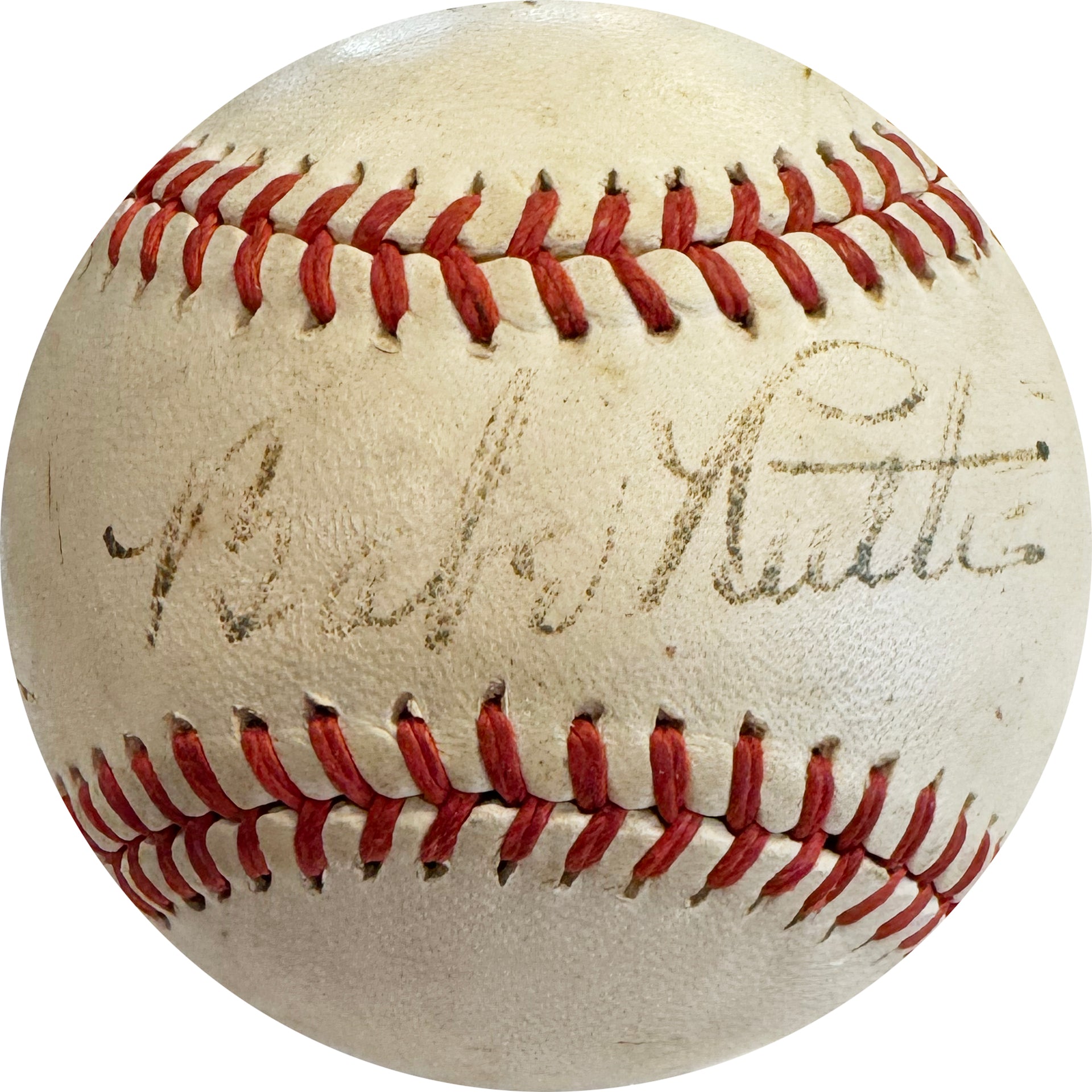 Babe Ruth Signed Reach Official Baseball (PSA/DNA)