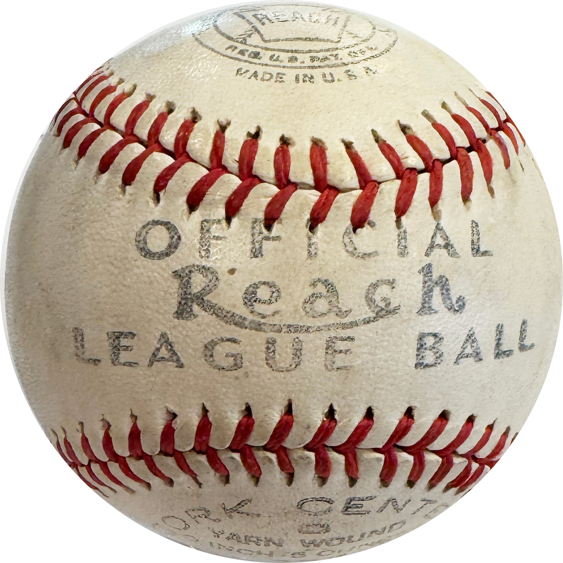 Babe Ruth Signed Reach Official Baseball (PSA/DNA)