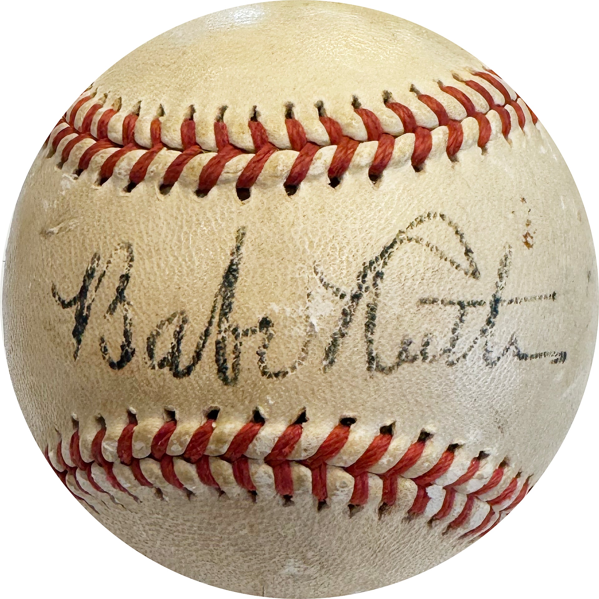 Babe Ruth Signed Pacfiic Coast League Baseball (Beckett A009336)