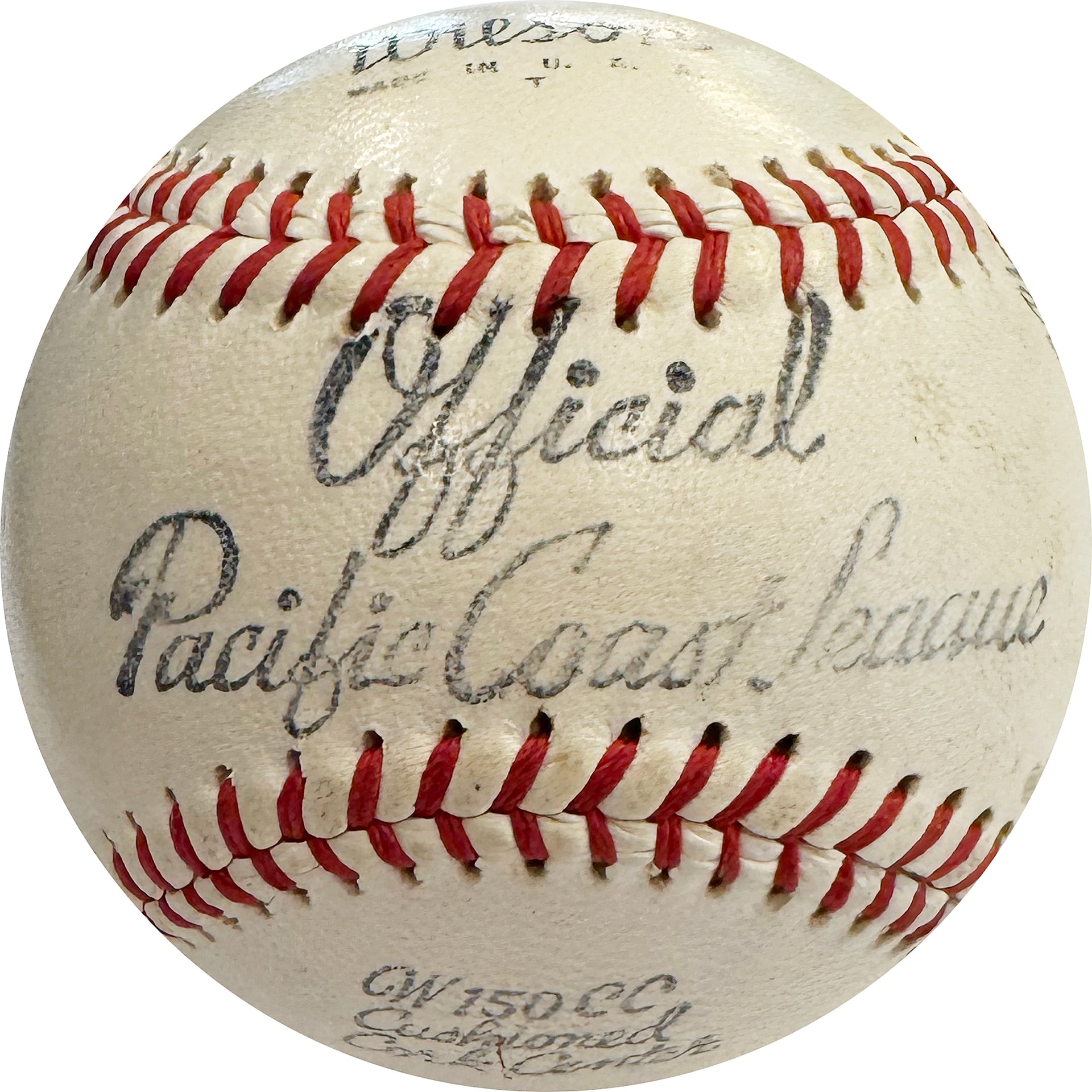 Babe Ruth Signed Pacfiic Coast League Baseball (PSA/DNA)