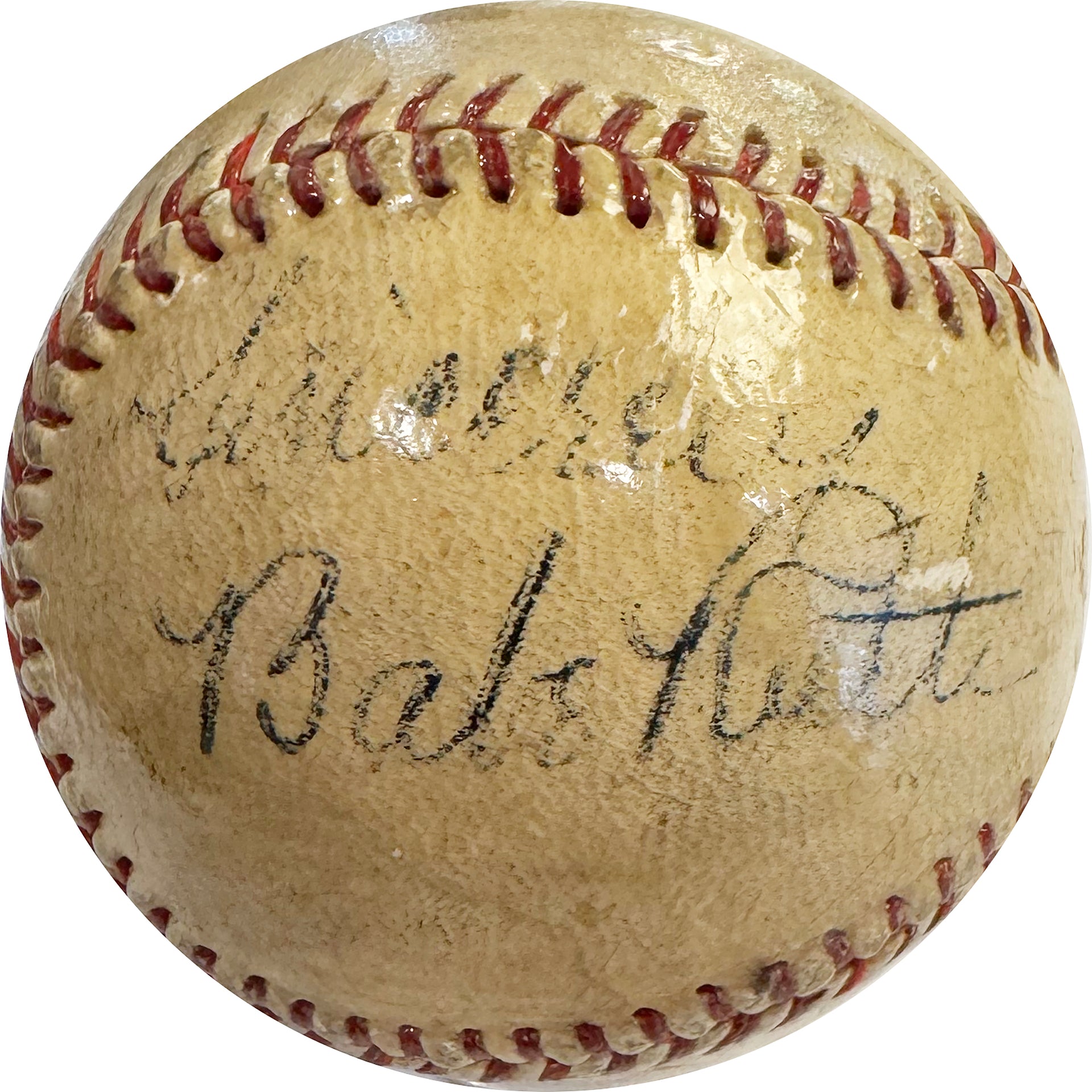 Babe Ruth Signed "Sincerely" Official Baseball (PSA/DNA)