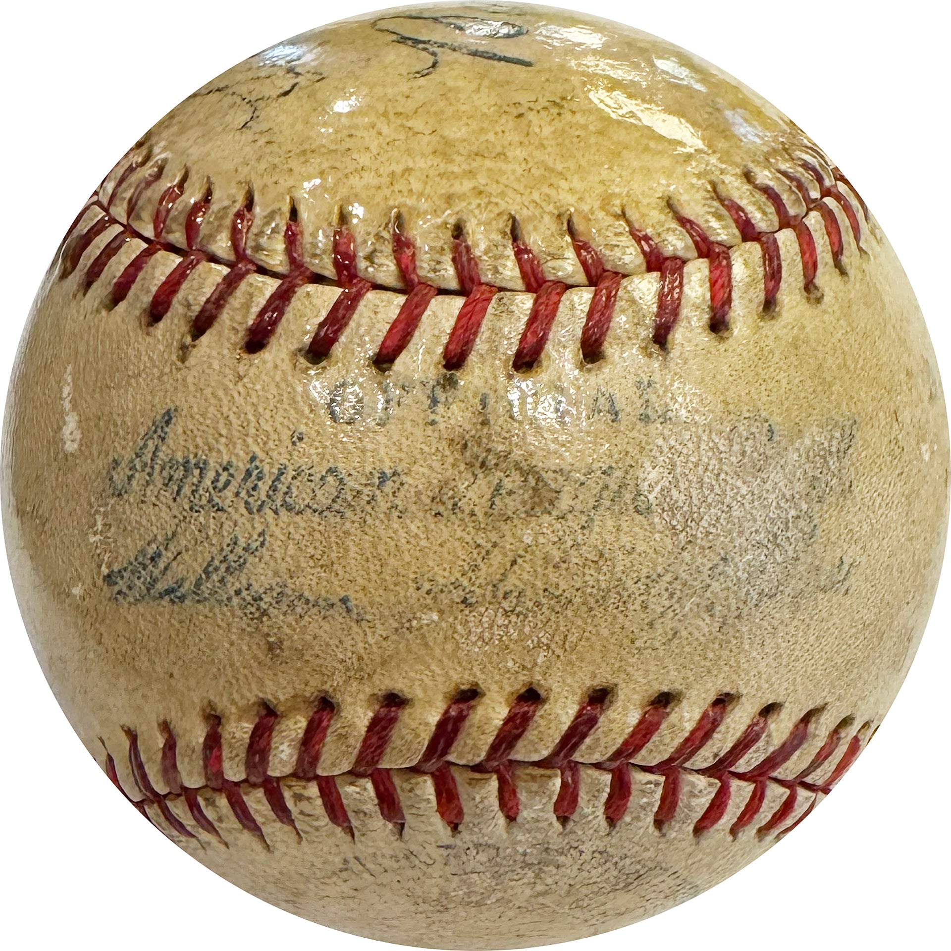 Babe Ruth Signed "Sincerely" Official Baseball (PSA/DNA)