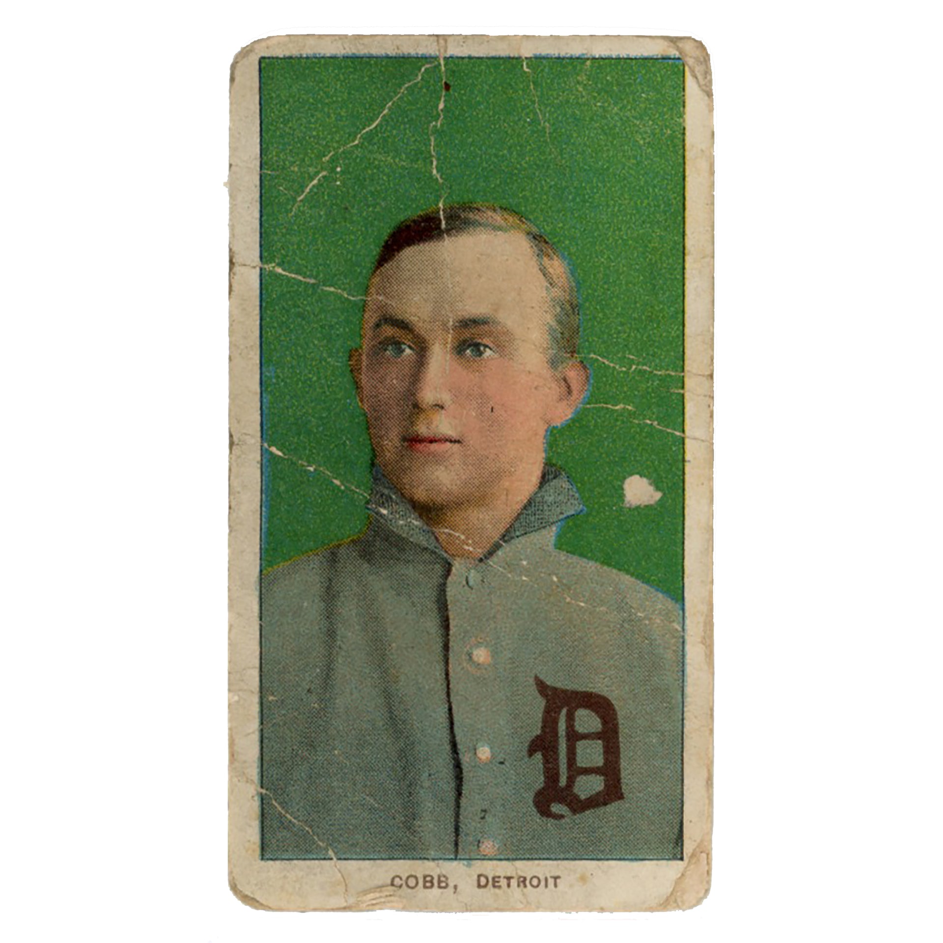 1909-11 T206 Ty Cobb Green Portrait Sweet Caporal  - Raw