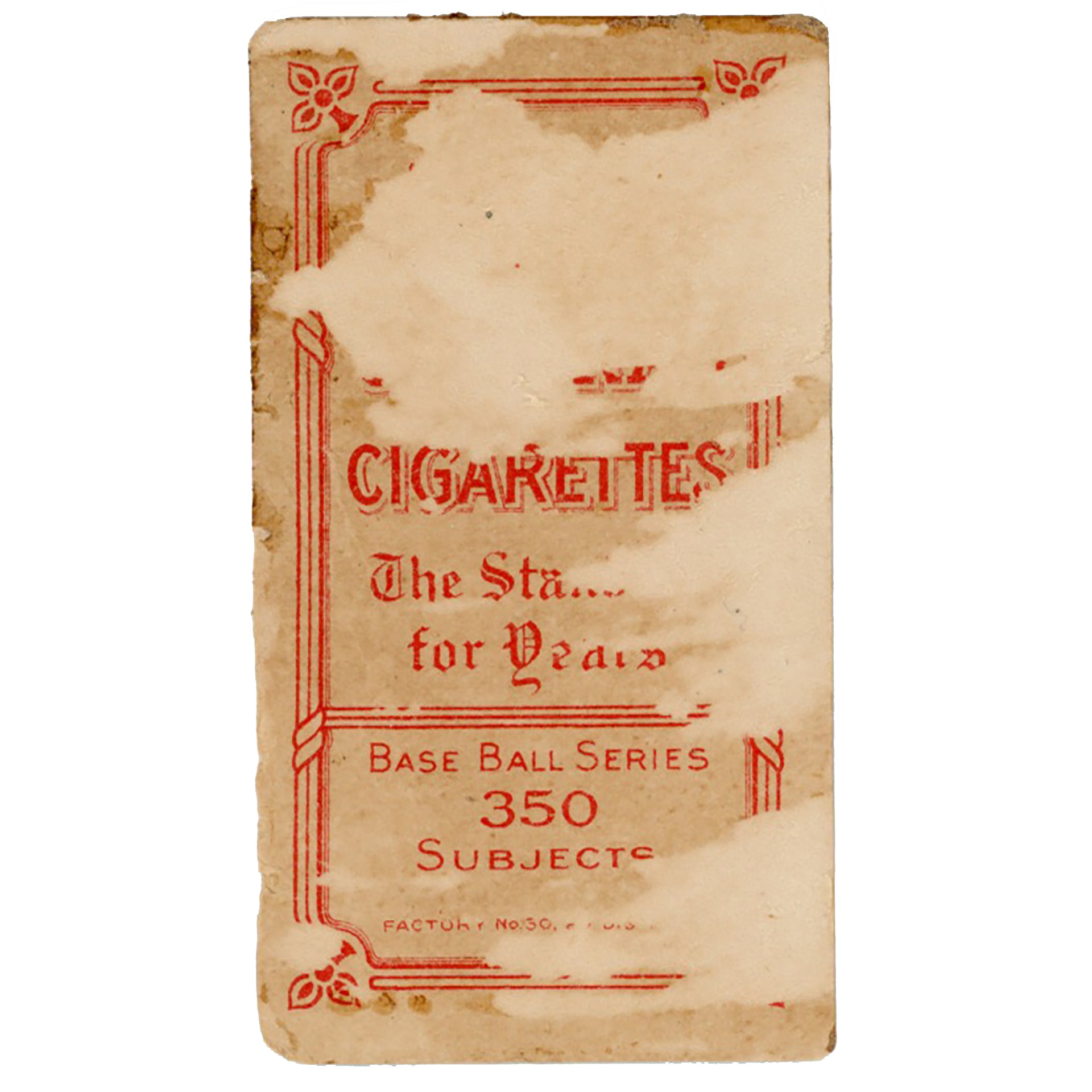 1909-11 T206 Hal Chase Blue Portrait Sweet Caporal - Raw