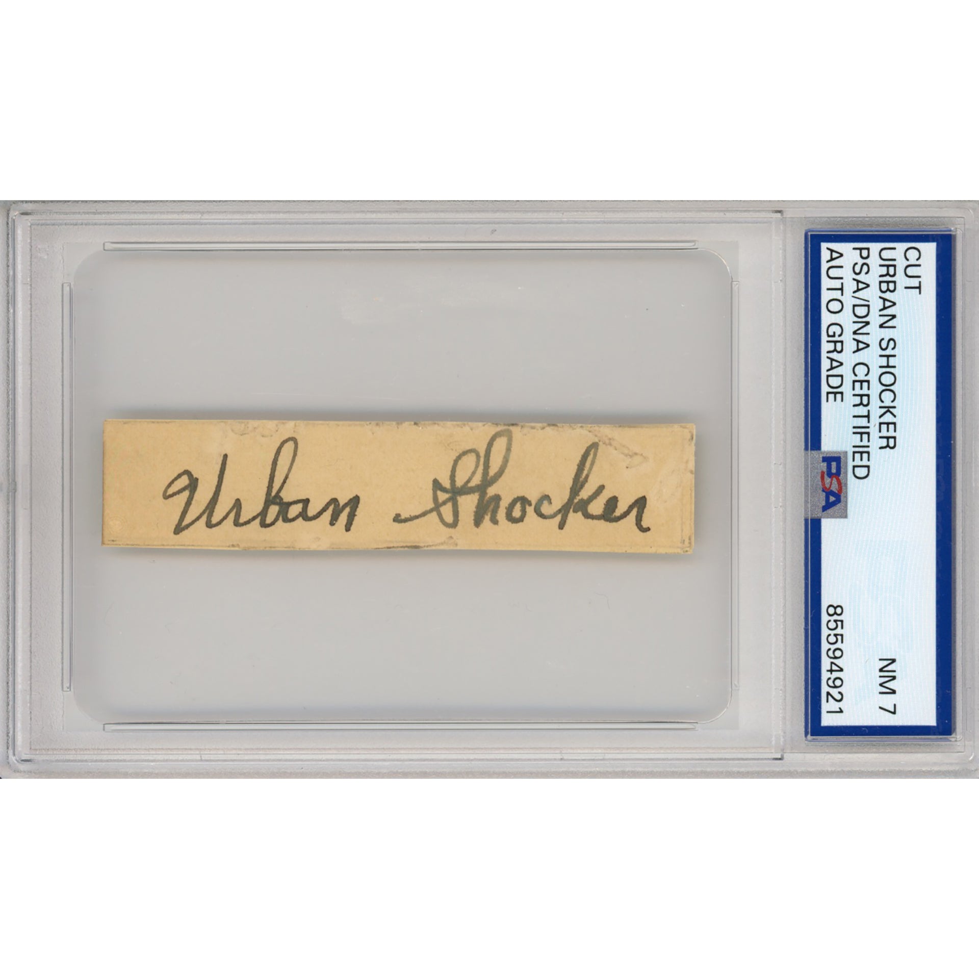 Urban Shocker Signed Cut (PSA/DNA) - Auto Grade 7